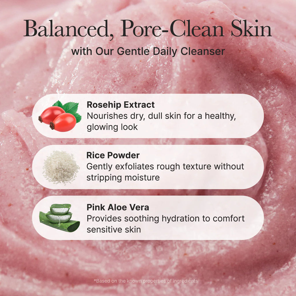 Arencia Fresh Rosehip Mochi Cleanser