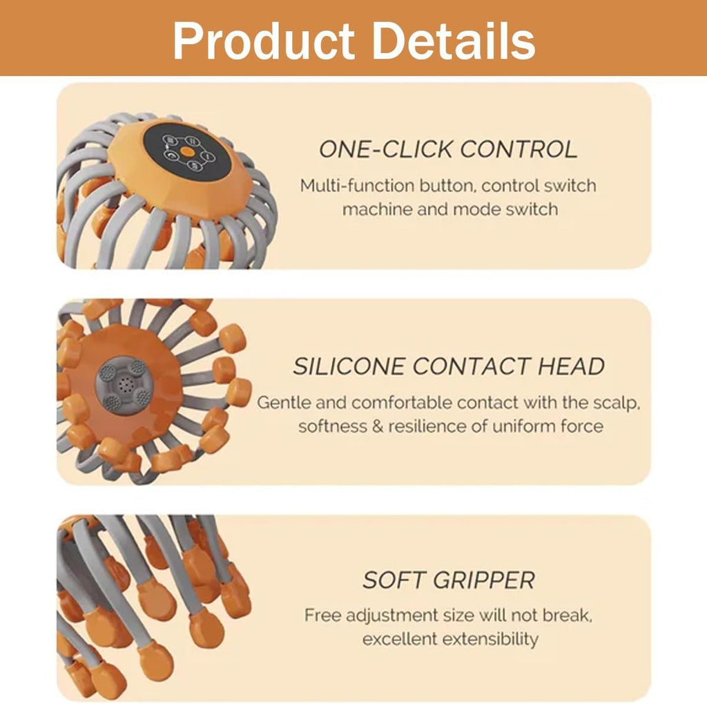 Electric head Massager for Headaches & Migraine