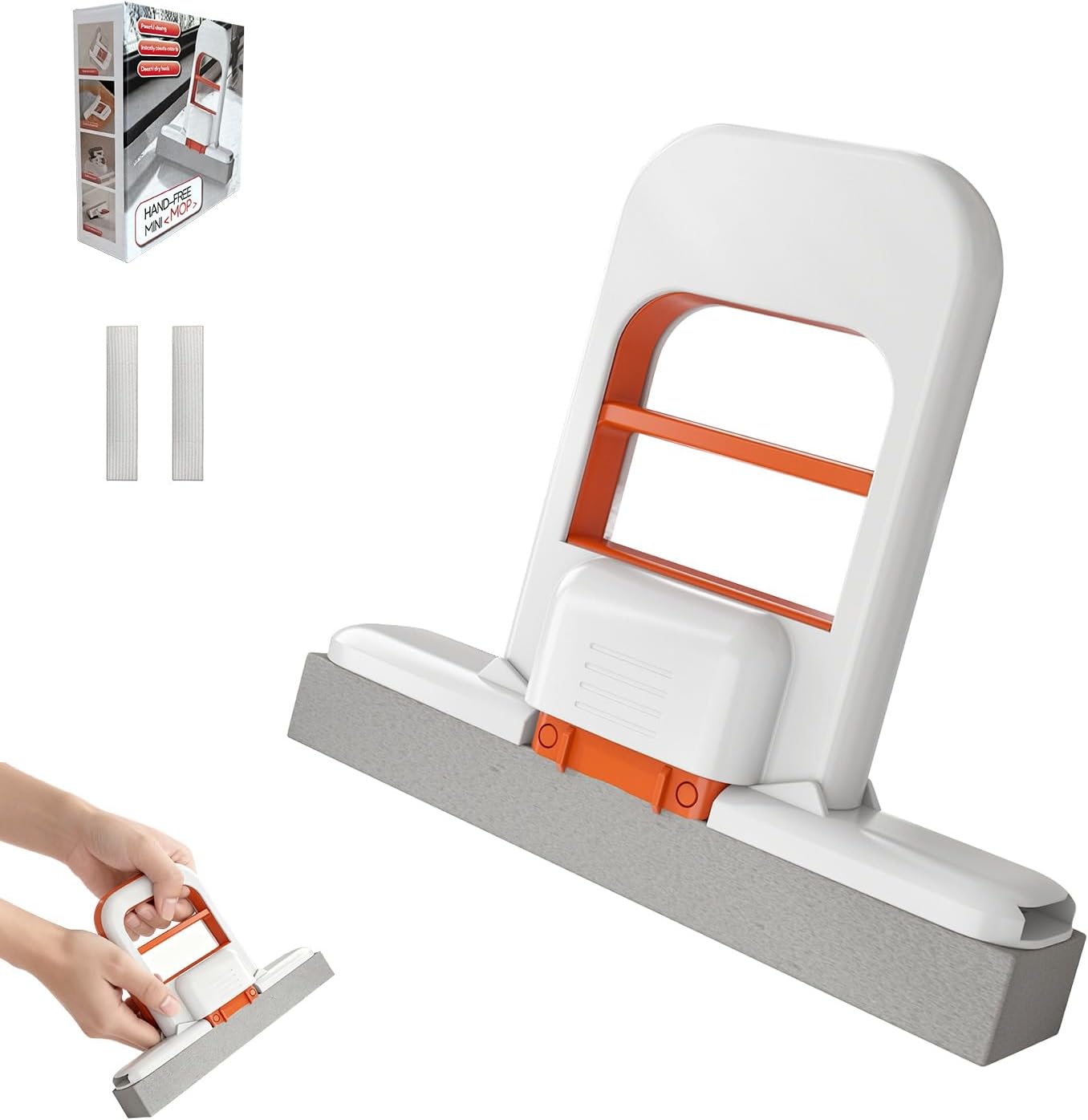 Portable Mini Cleaning Sponge Mop Wet and Dry Use