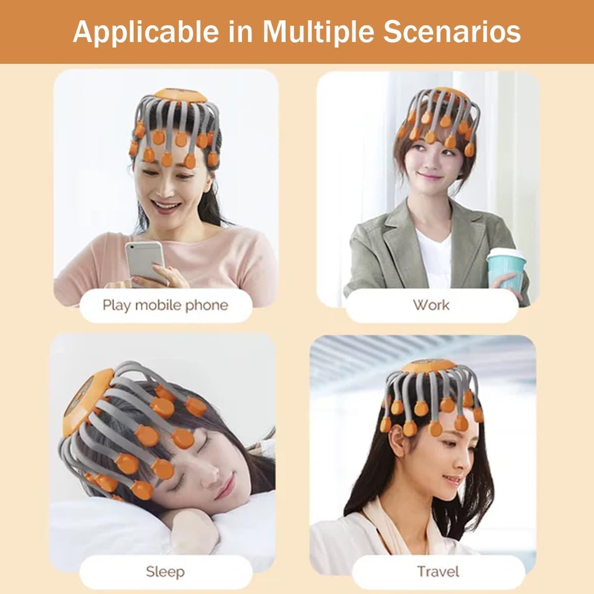 Electric head Massager for Headaches & Migraine