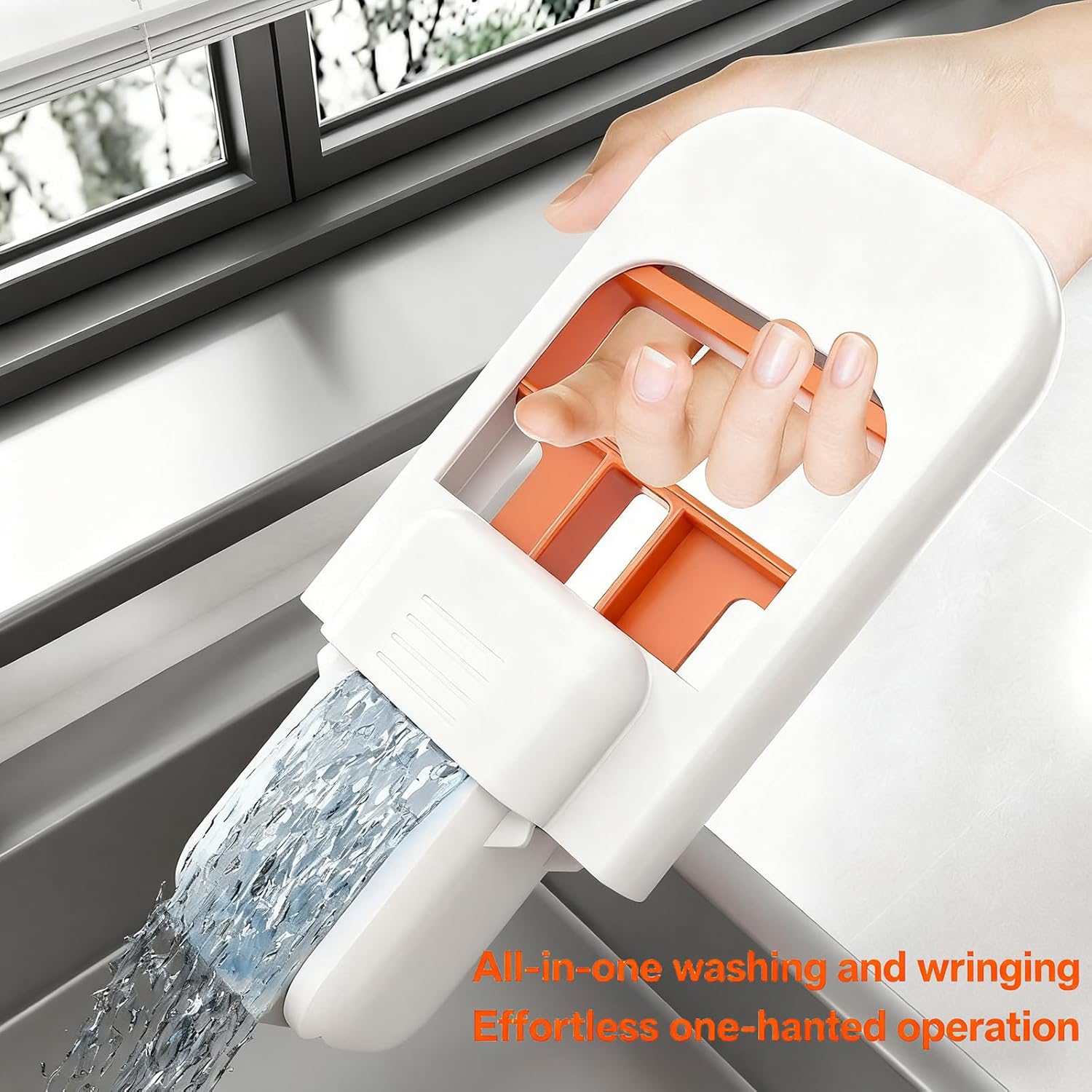 Portable Mini Cleaning Sponge Mop Wet and Dry Use