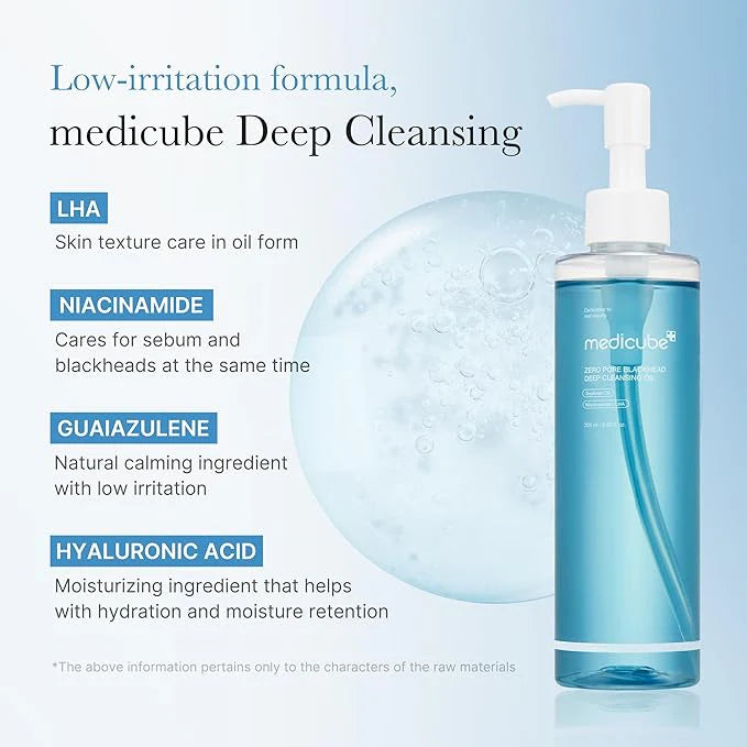Medicube Zero Pore Blackhead Deep Cleansing Oil